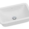 Villeroy & Boch Loop&Friends – Unterbauwaschtisch 540×340 Mm, Ohne Überlauf, Ohne Hahnloch, CeramicPlus, Alpinweiß 616301R1 16