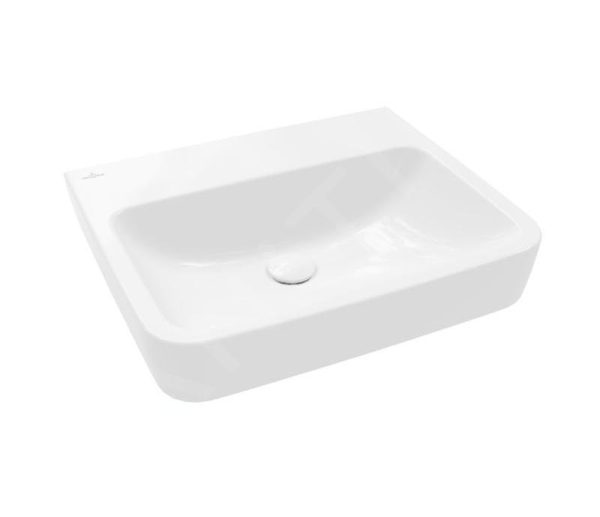 Villeroy & Boch O.novo – Waschbecken 550×460 Mm, Ohne Überlauf, Ohne Hahnloch, Alpinweiß 4A415801 1
