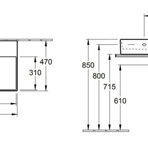 Villeroy & Boch Memento 2.0 – Möbelwaschtisch 1200×470 Mm, Ohne Überlauf, Mit Hahnloch, Alpinweiß 4A22CL01 8