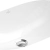 Villeroy & Boch O.novo – Unterbauwaschtish, Ohne Hahnloch, Mit Überlauf, 530 Mm X 320 Mm, Weiß, Mit Ceramicplus 416250R1 26