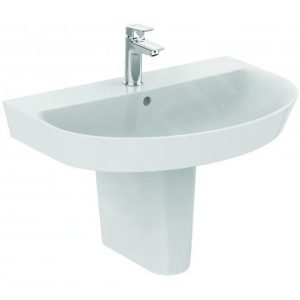 Ideal Standard Connect Air – Waschtisch 600×460 Mm, Mit Überlauf, Hahnloch, Mit Ideal Plus, Weiß E0694MA 15