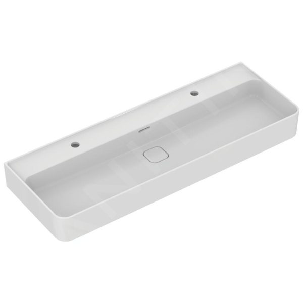 Ideal Standard Strada II – Waschtisch 1200×430 Mm, 2 Hahnlöcher, Mit Ideal Plus, Weiß T3648MA 1