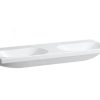 Laufen Lua – Doppelmöbelwaschtisch 46×120 Cm, Ohne Überlauf, Ohne Hahnloch, LCC, Weiß H8140814001421 14