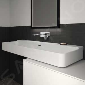 Ideal Standard Conca Ceram – Aufsatzwaschtisch 1200×450 Mm, Mit Überlauf, Ohne Hahnloch, Weiß T384101 15