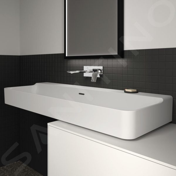 Ideal Standard Conca Ceram – Aufsatzwaschtisch 1200×450 Mm, Mit Überlauf, Ohne Hahnloch, Weiß T384101 6