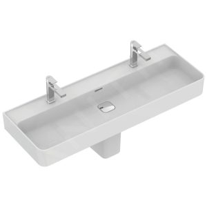 Ideal Standard Strada II – Waschbecken 1200×430 Mm, Mit 2 Hahnlöcher, Weiß T359501 9