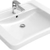 Villeroy & Boch ViCare – Waschbeckken Vita, 650 Mm X 550 Mm, Weiß – 1 Hahnloch, Mit Überlauf, Mit CeramicPlus 517867R1 14
