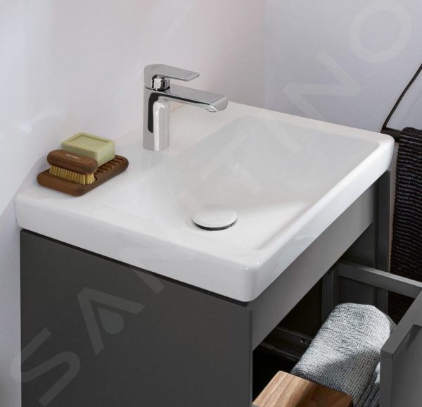 Villeroy & Boch Subway 3.0 – Möbelhandwaschbecken 500×400 Mm, Ohne Überlauf, Mit Hahnloch, Alpinweiß 4370FG01 4