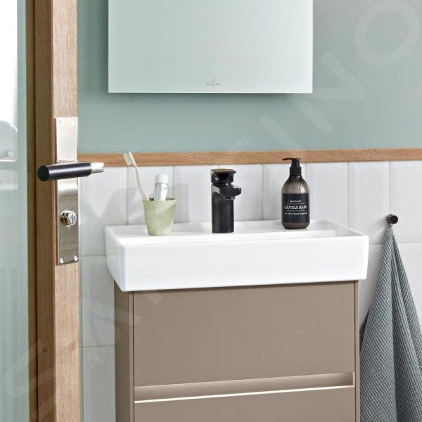 Villeroy & Boch Collaro – Waschbecken 550×440 Mm, Ohne Überlauf, Mit Hahnloch, CeramicPlus, Alpinweiß 4A3356R1 5
