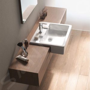 Duravit Vero – Einbauwaschbecken 550x470x170 Mm, 1 Hahnloch, Weiß 0314550000 11