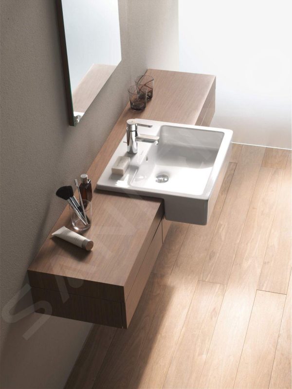 Duravit Vero – Einbauwaschbecken 550x470x170 Mm, 1 Hahnloch, Weiß 0314550000 4